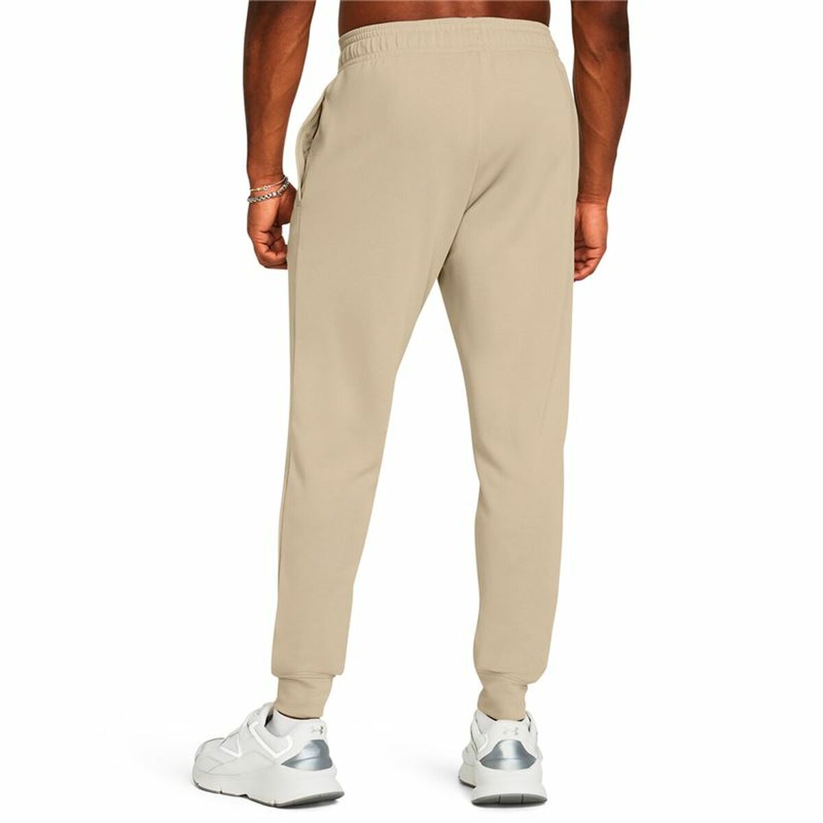 Trousers Under Armour Rival Terry Jogger Beige