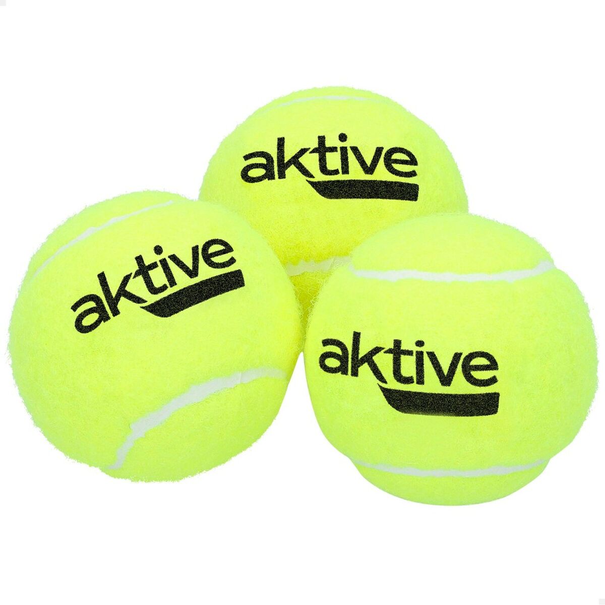 Padel Balls Aktive 3 Pieces Yellow 6 Units-2